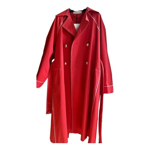 Pre-owned Nina Ricci Coat In Red