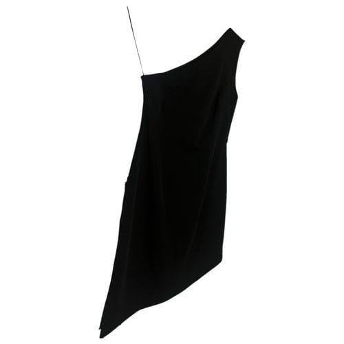Pre-owned Mm6 Maison Margiela Mid-length Dress In Black