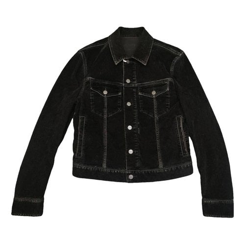 Pre-owned Ferragamo Velvet Jacket In Black