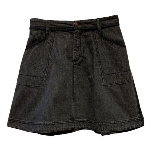 Pre-owned Louis Vuitton Mini Skirt In Anthracite