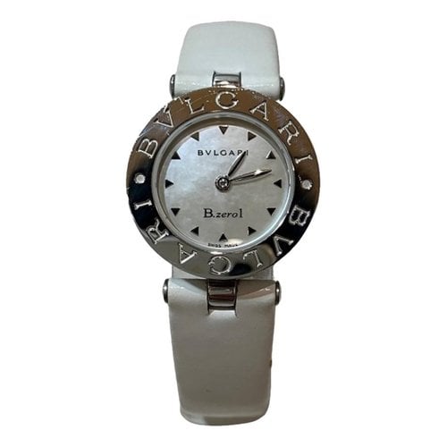 Pre-owned Bvlgari B.zero1 Watch In White