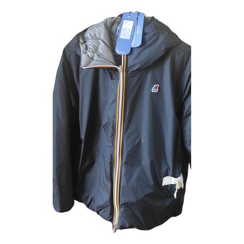 Pre-owned K-way Puffer In Blue