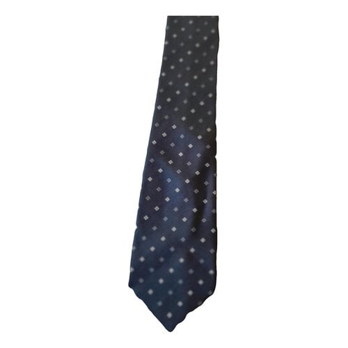 Pre-owned Charvet Silk Tie In Blue
