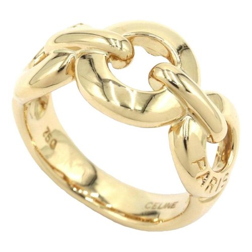 Pre-owned Celine Yellow Gold Ring