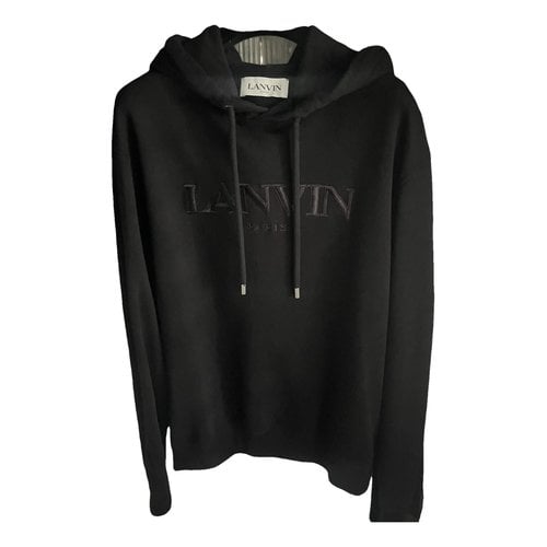 Pre-owned Lanvin Sweatshirt In Black