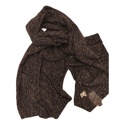 Pre-owned Cruciani Cashmere Scarf In Grey