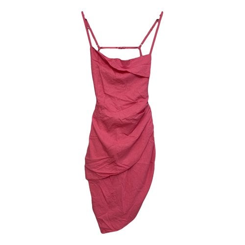 Pre-owned Jacquemus Mid-length Dress In Pink