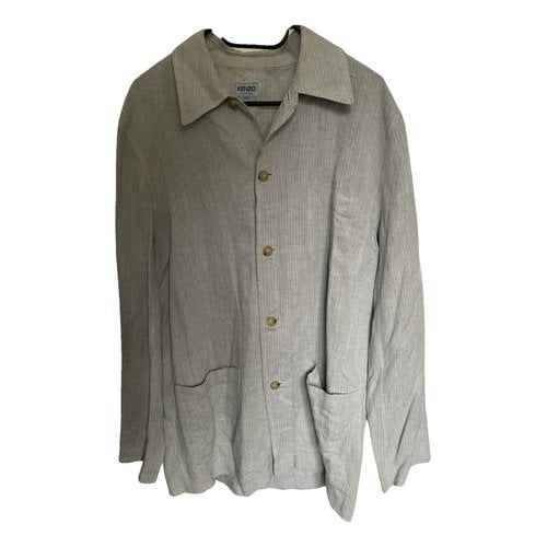 Pre-owned Kenzo Shirt In Grey
