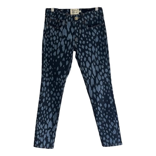 Pre-owned Fausto Puglisi Slim Jeans In Blue