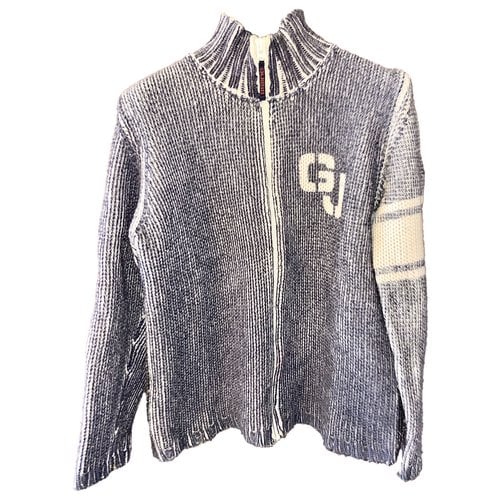 Pre-owned Guess Wool Pull In Blue