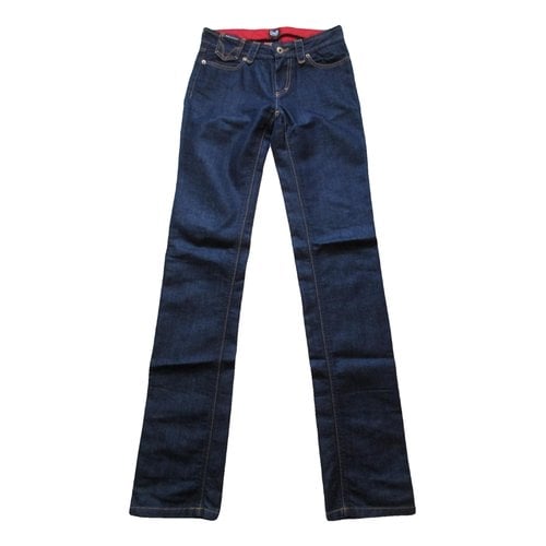 Pre-owned D&g Straight Jeans In Navy