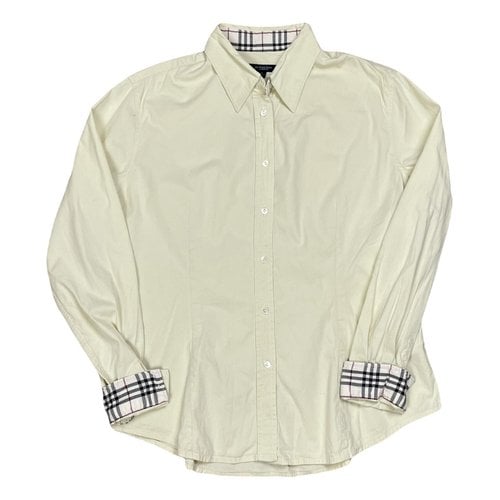 Pre-owned Burberry Shirt In Yellow
