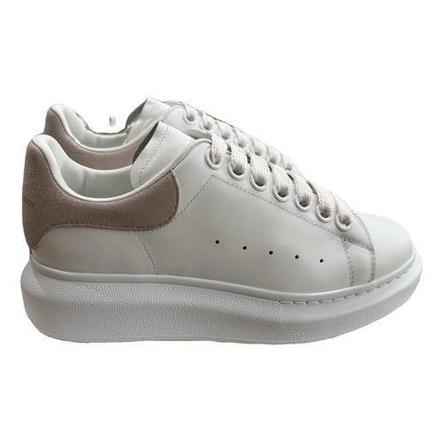 Pre-owned Alexander Mcqueen Oversize Leather Trainers In Other