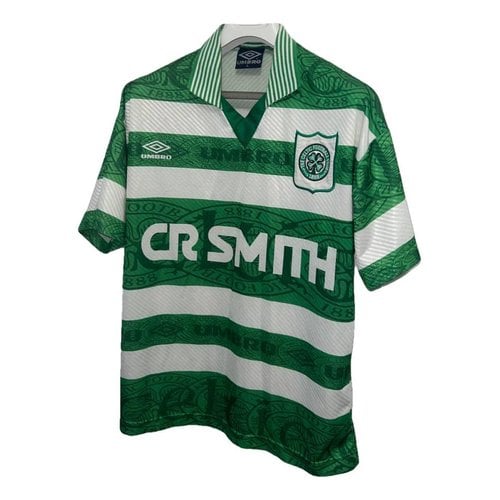 Pre-owned Umbro T-shirt In Green