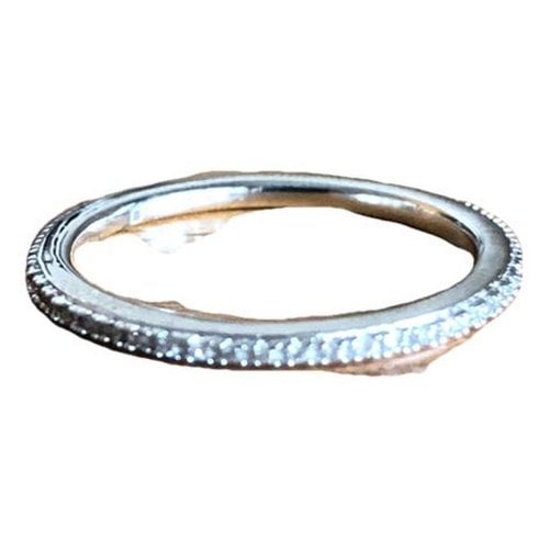 Pre-owned Monica Vinader Silver Ring