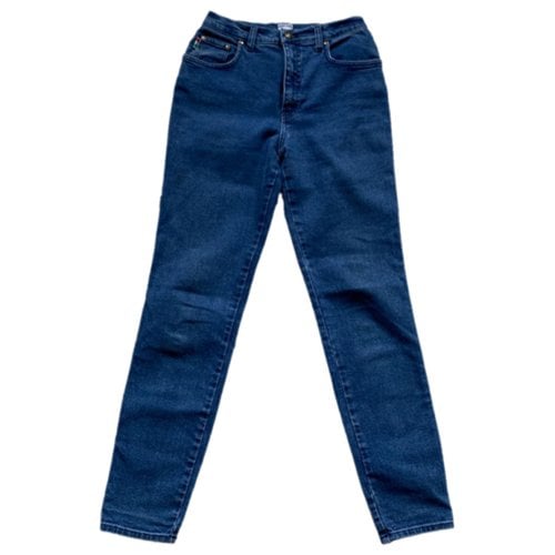 Pre-owned Moschino Slim Jean In Blue