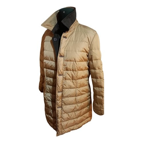 Pre-owned Burberry Puffer In Brown