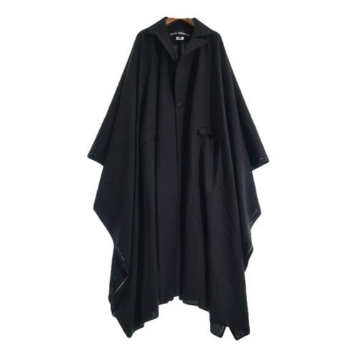 Pre-owned Junya Watanabe Wool Coat In Black