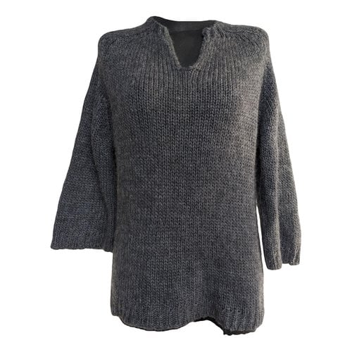 Pre-owned Hoss Intropia Wool Jumper In Grey