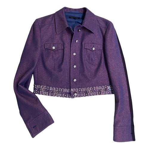Pre-owned Escada Suit Jacket In Purple