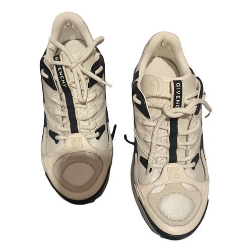 Pre-owned Givenchy Low Trainers In Beige