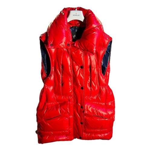Pre-owned Moncler Cardi Coat In Red
