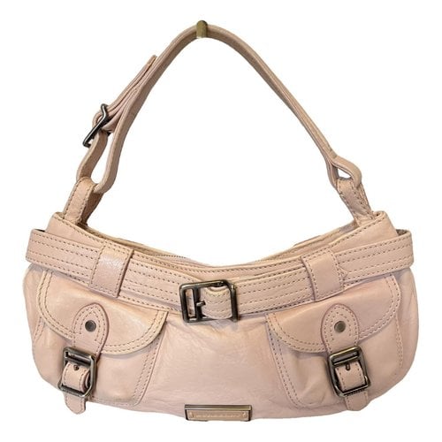 Pre-owned Burberry The Belt Pony-style Calfskin Handbag In Pink