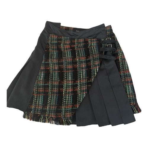 Pre-owned Andersson Bell Mini Skirt In Green