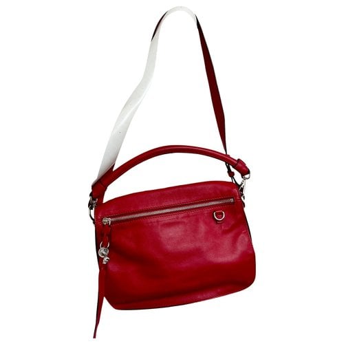 Pre-owned Alexander Mcqueen Leather Handbag In Red