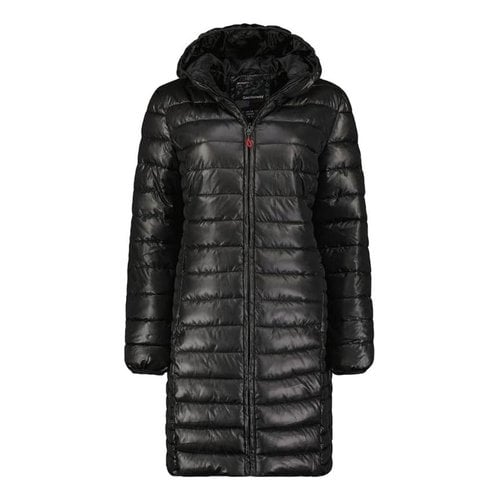 Pre-owned Geographical Norway Cardi Coat In Black