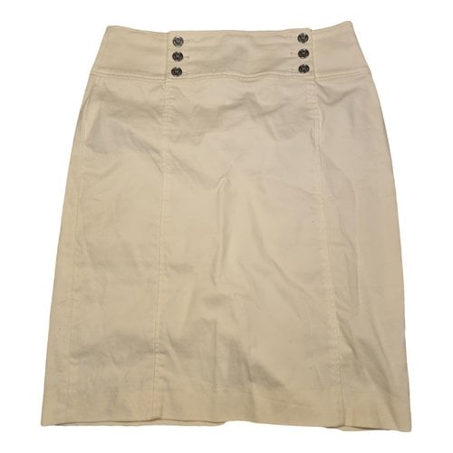 Pre-owned Lauren Ralph Lauren Mid-length Skirt In White