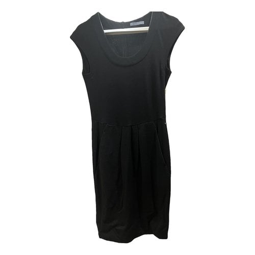Pre-owned Strenesse Mid-length Dress In Black