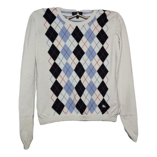 Pre-owned Burberry Jumper In White