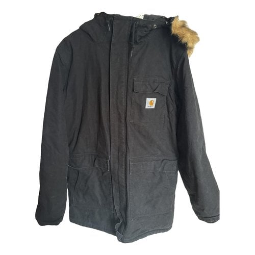 Pre-owned Carhartt Parka In Black