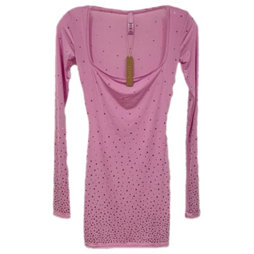 Pre-owned Skims Mini Dress In Pink