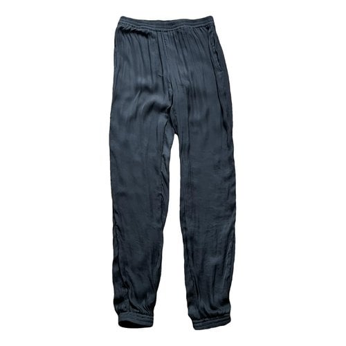 Pre-owned Lanvin Trousers In Grey