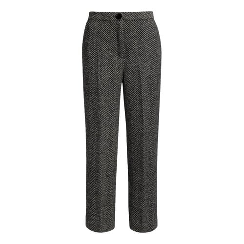 Pre-owned Alexa Chung Wool Trousers In Multicolour