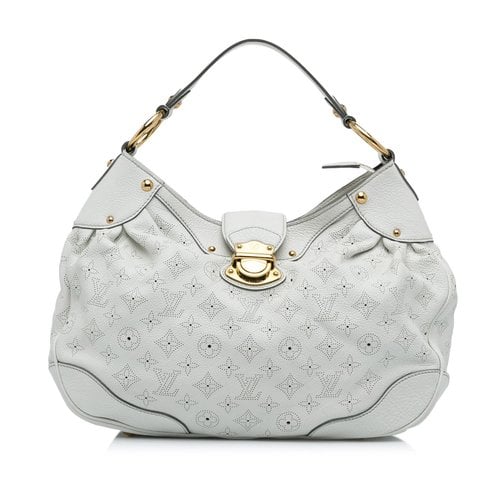 Pre-owned Louis Vuitton Mahina Leather Handbag In White