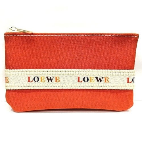 Pre-owned Loewe Cloth Mini Bag In Red