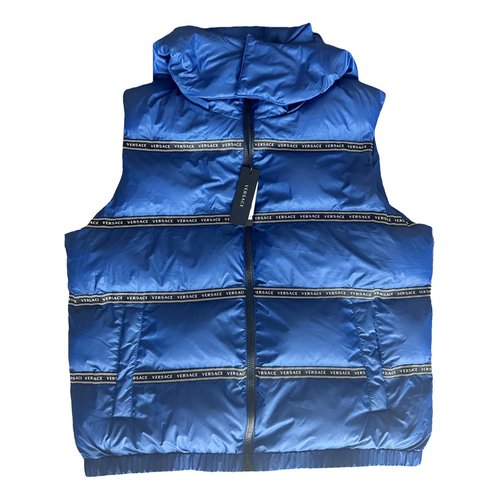 Pre-owned Versace Vest In Blue
