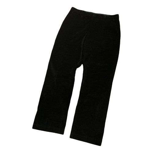 Pre-owned Kenzo Trousers In Black