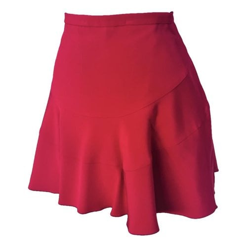 Pre-owned Antonio Berardi Silk Mini Skirt In Pink