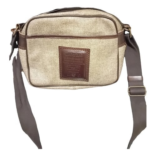 Pre-owned Timberland Leather Crossbody Bag In Beige