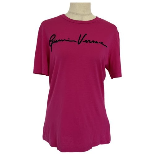 Pre-owned Versace T-shirt In Pink