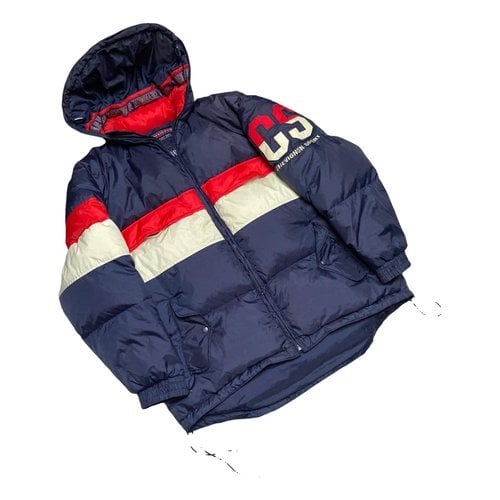 Pre-owned Chevignon Puffer In Navy