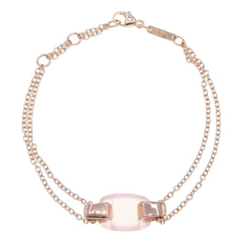 Pre-owned Ferragamo Pink Gold Bracelet