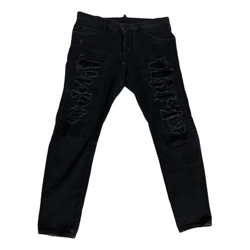 Pre-owned Dsquared2 Jeans In Black