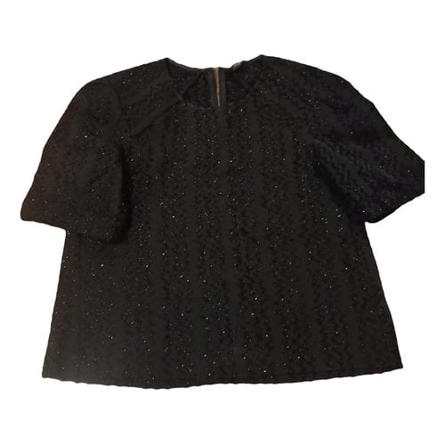 Pre-owned Maje Fall Winter 2019 Top In Black