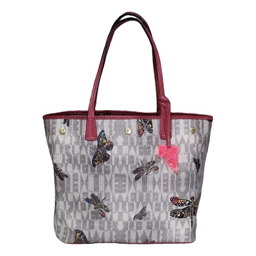 Pre-owned Furla Cloth Tote In Pink