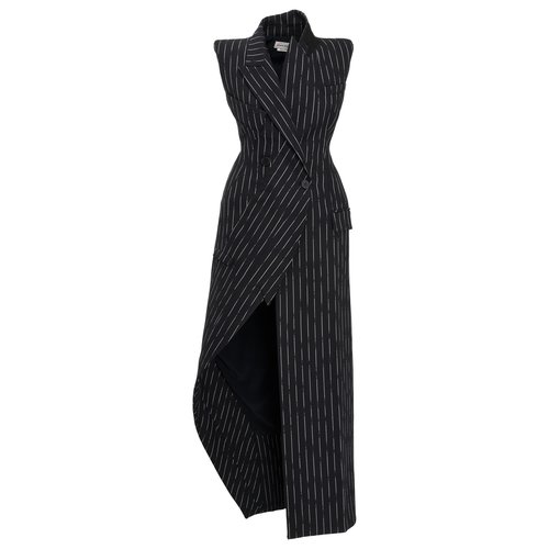 Pre-owned Alexander Mcqueen Wool Maxi Dress In Other